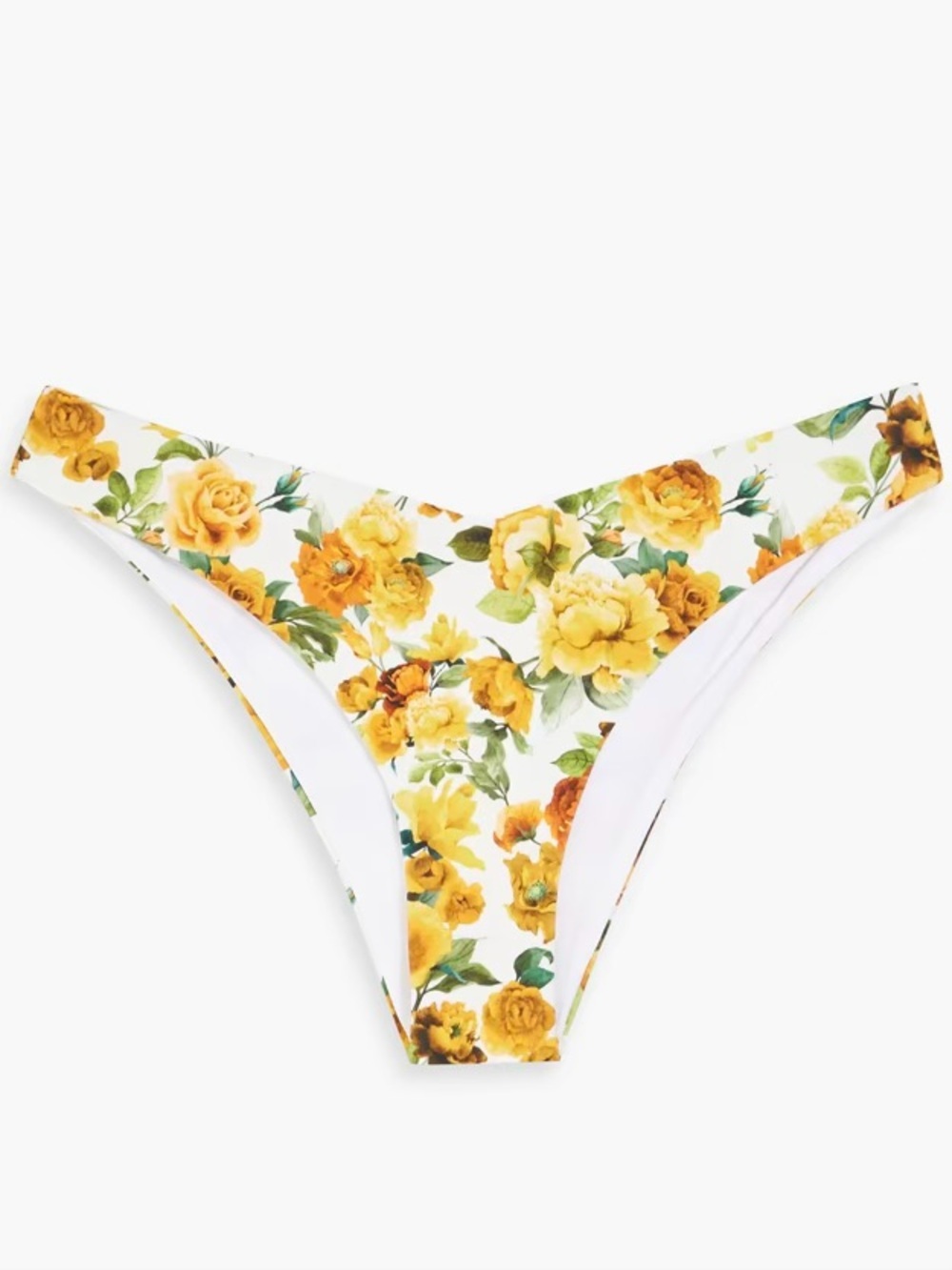NWT Onia ‘Chiara’ Floral Print Mid-Rise Bikini Briefs’ in “Eden Floral” Size XL